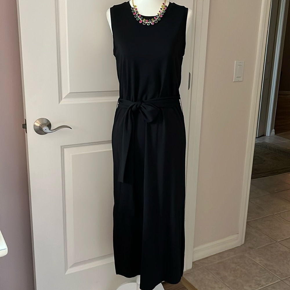 Banana Republic Black Matte Jersey Dress Size XS